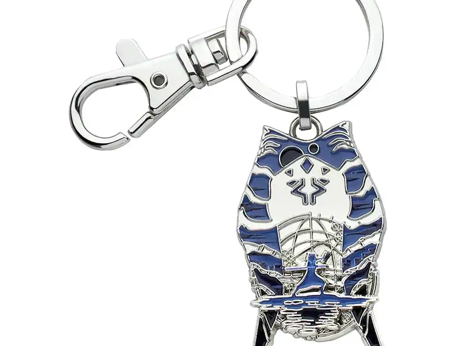 New Star Wars Ahsoka Themed Ahsoka Tano Blue Pendant Keychain available now!