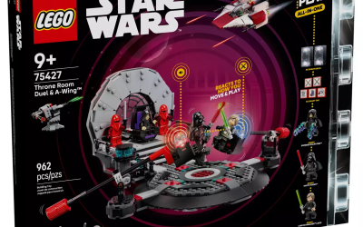 New Return of the Jedi Throne Room Duel & A-Wing SMART Play Lego Set available now!