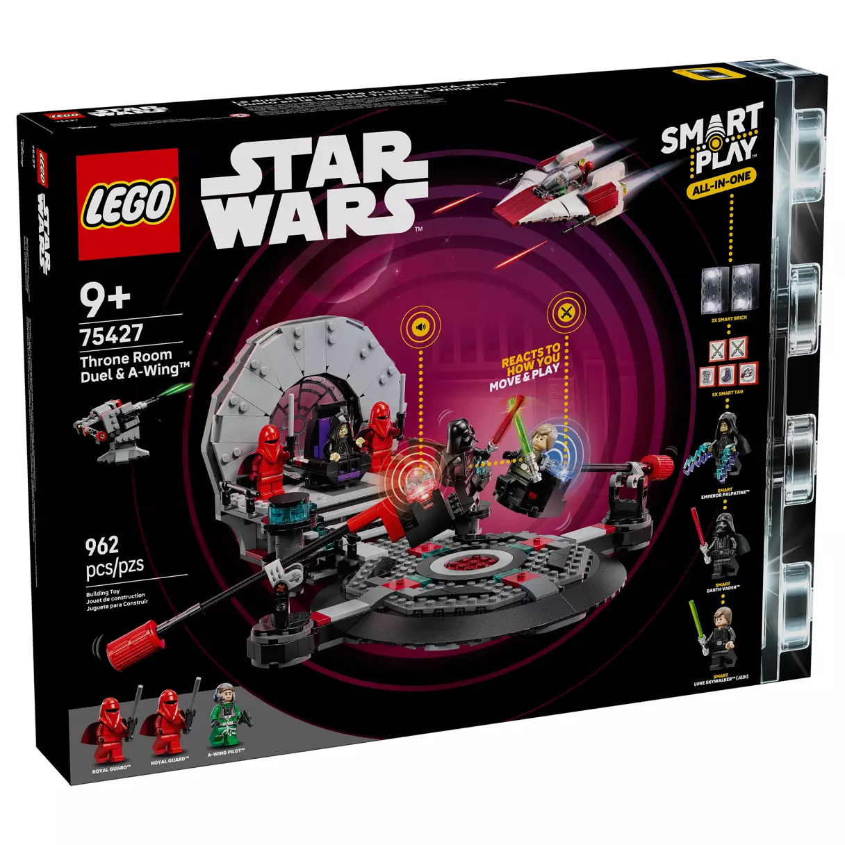 ROTJ Throne Room Duel & A-Wing SMART Play Lego Set 1