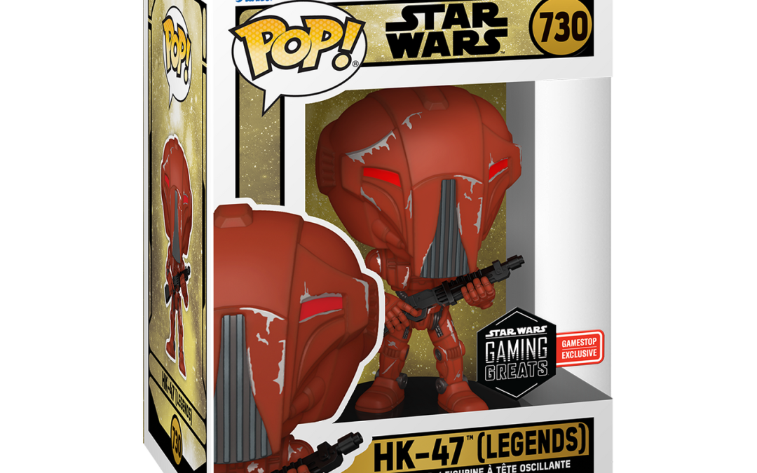 New Star Wars Gaming Greats HK-47 Funko Pop! Bobble Head Toy available now!