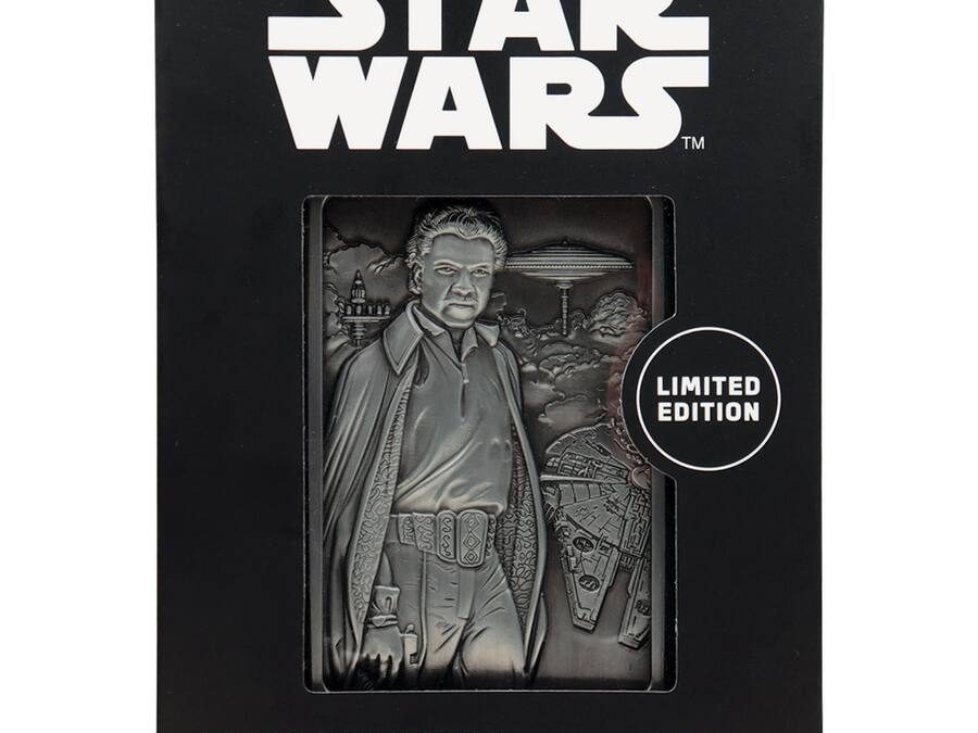 New The Empire Strikes Back Lando Calrissian Silver Metal Replica Ingot available now!