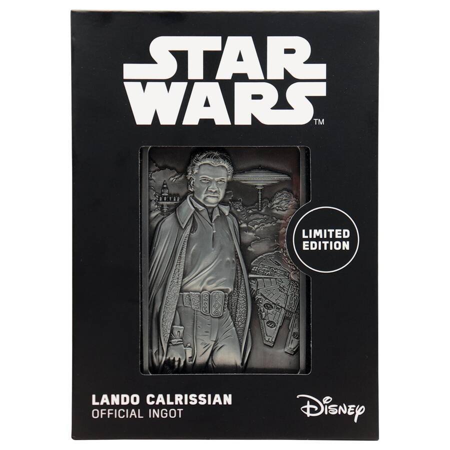 TESB Lando Calrissian Silver Metal Replica Ingot 1