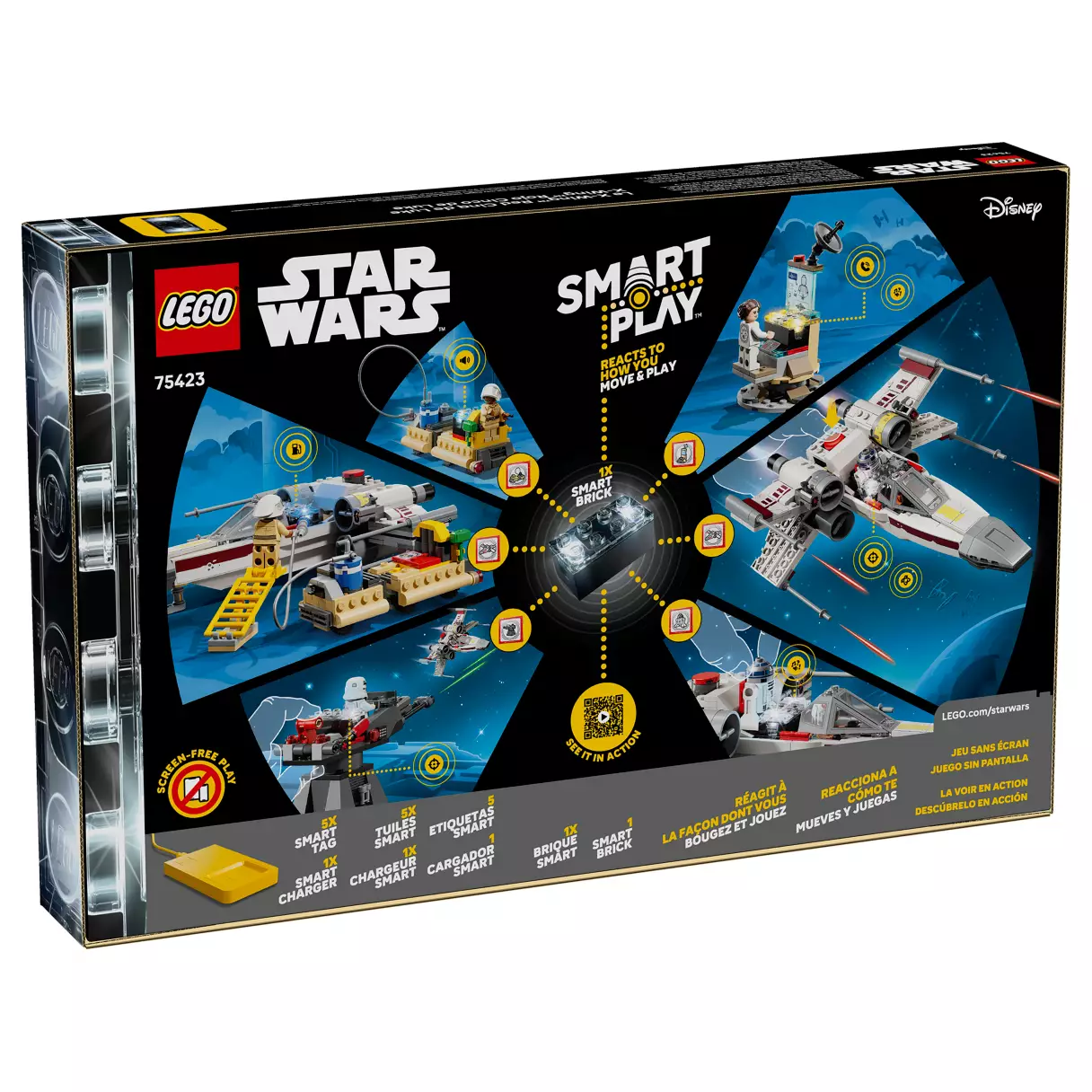 ANH Luke's Red Five X-Wing Fighter SMART Play Lego Set 2