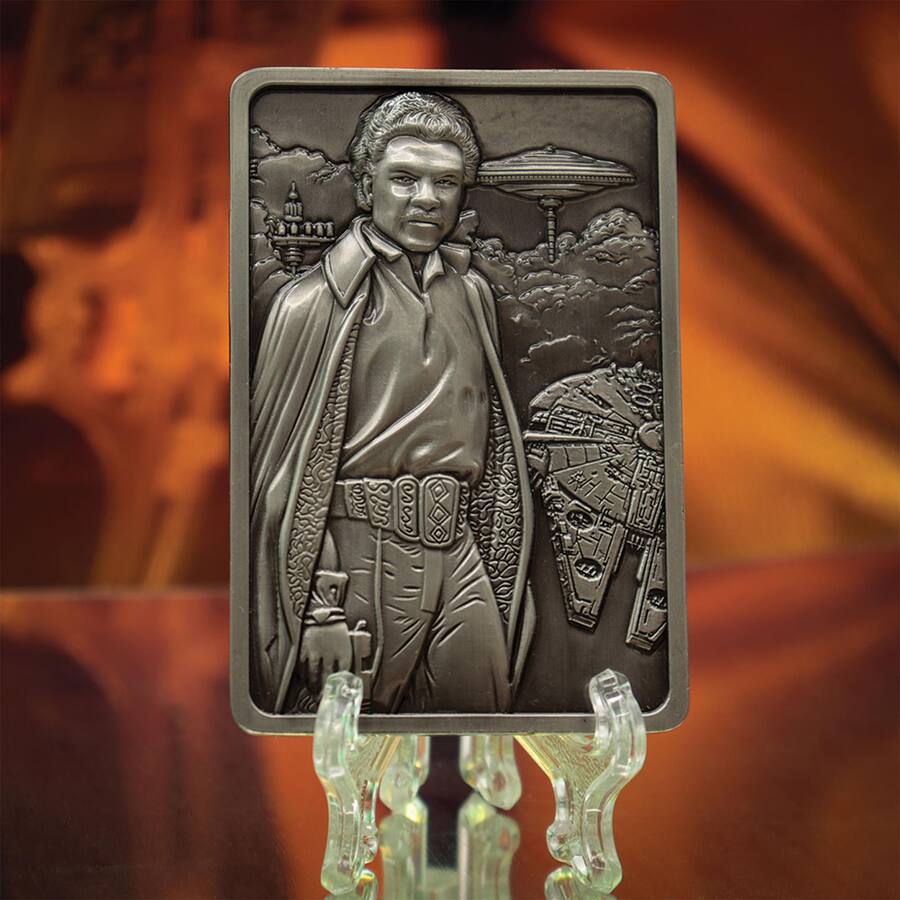 TESB Lando Calrissian Silver Metal Replica Ingot 4