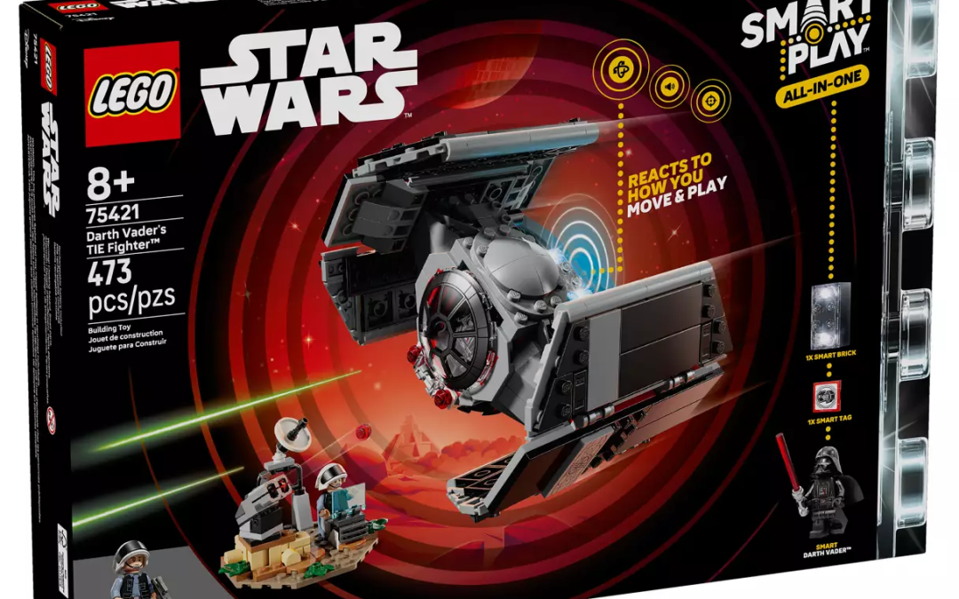 New A New Hope Darth Vader’s TIE Fighter SMART Play Lego Set available now!