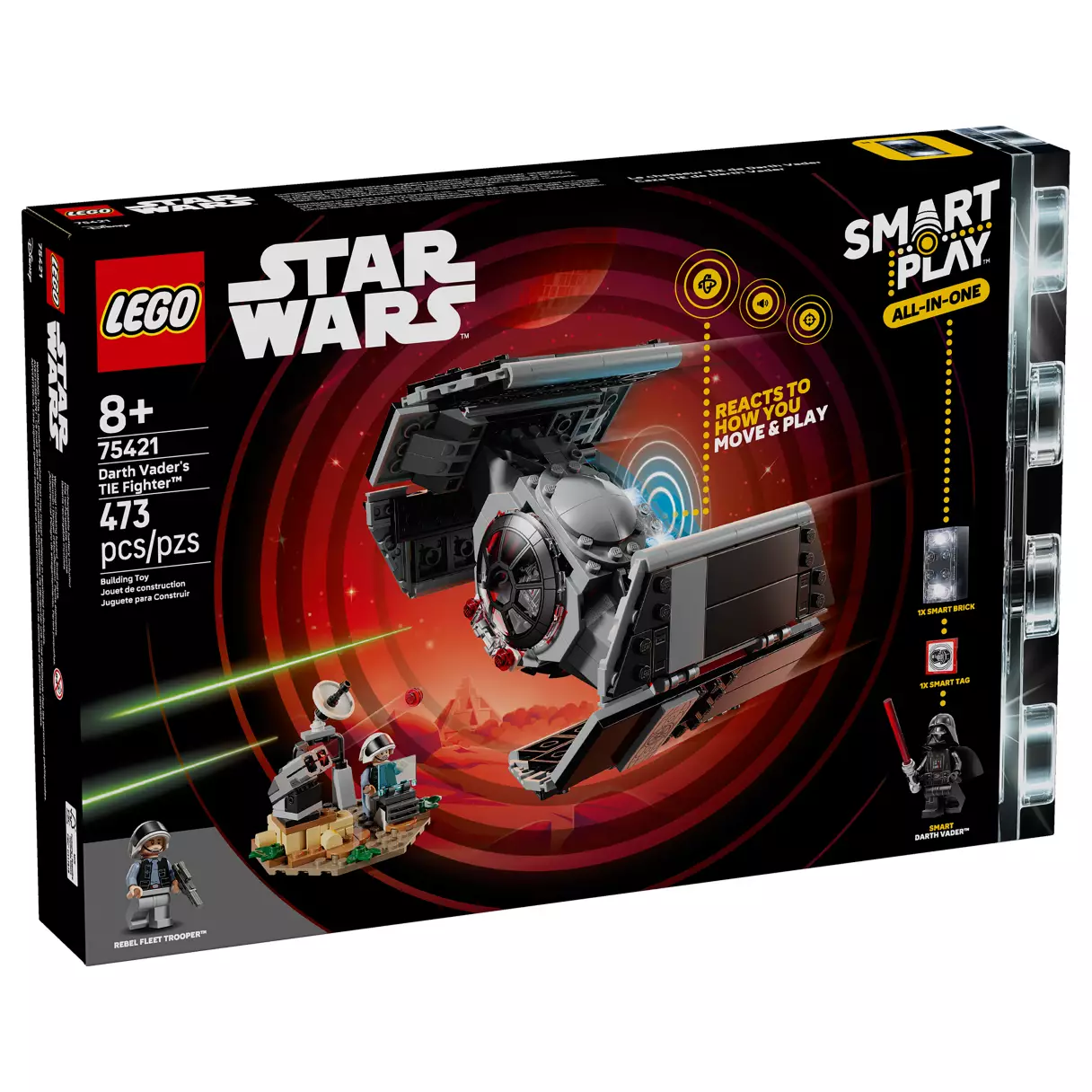 ANH Darth Vader’s TIE Fighter SMART Play Lego Set 1