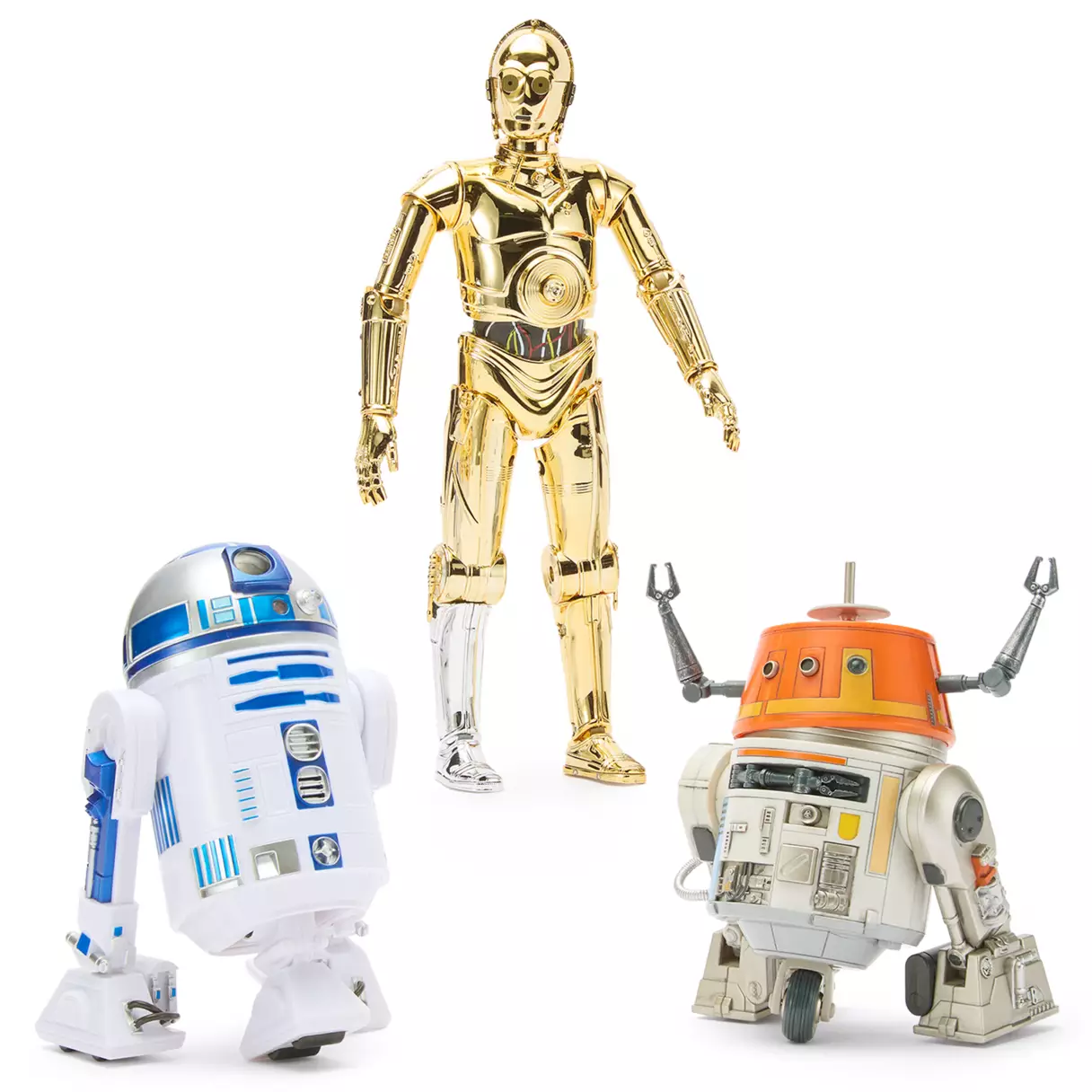 SWPF R2-D2 C-3PO and C1-10P Talking Action Figure Set 2