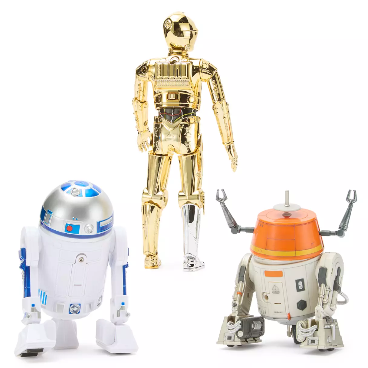 SWPF R2-D2 C-3PO and C1-10P Talking Action Figure Set 3