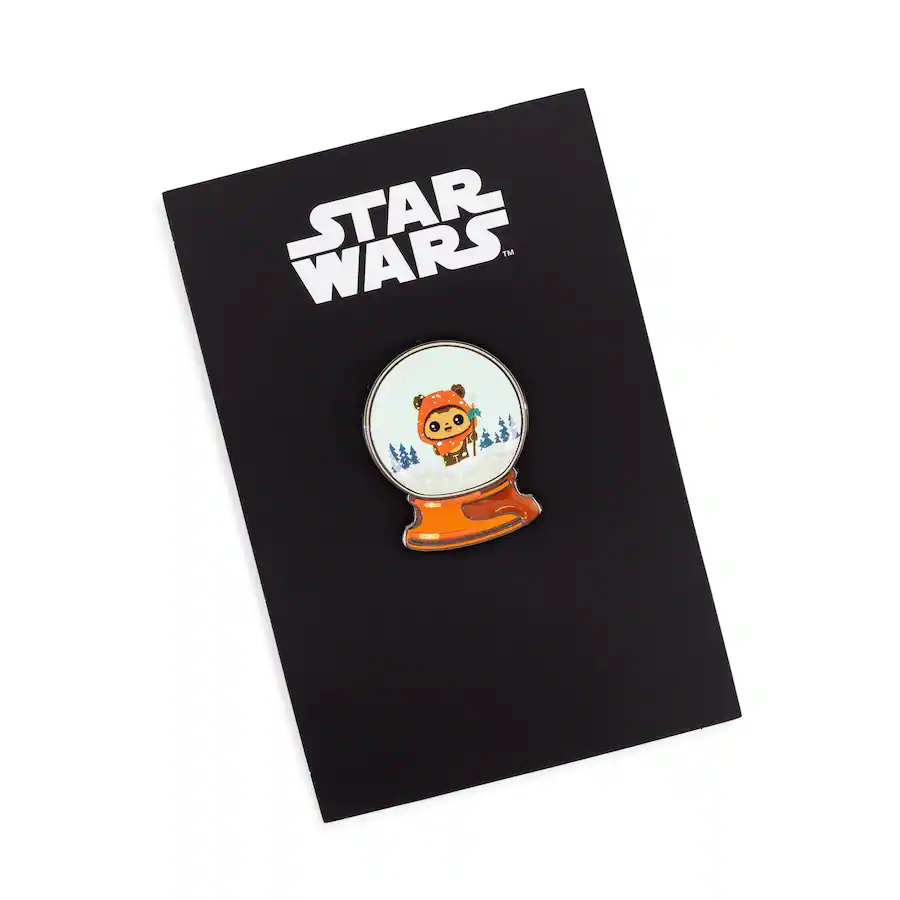 SW Wicket Holiday Winter Snow Globe Enamel Pin 1