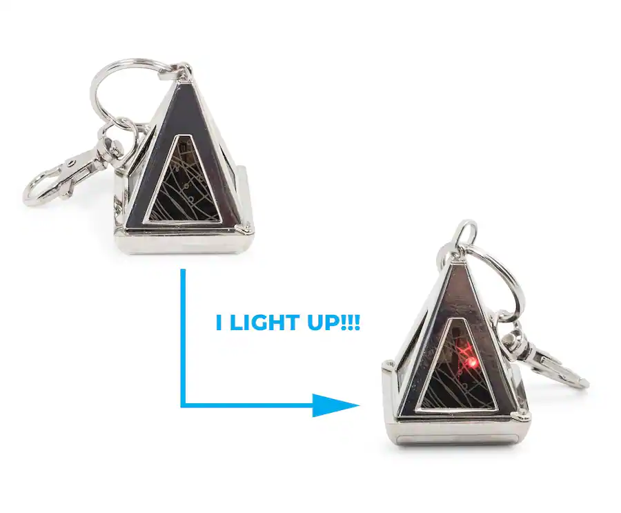 TROS Light-Up Wayfinder Car & Backpack Keychain Ring 2
