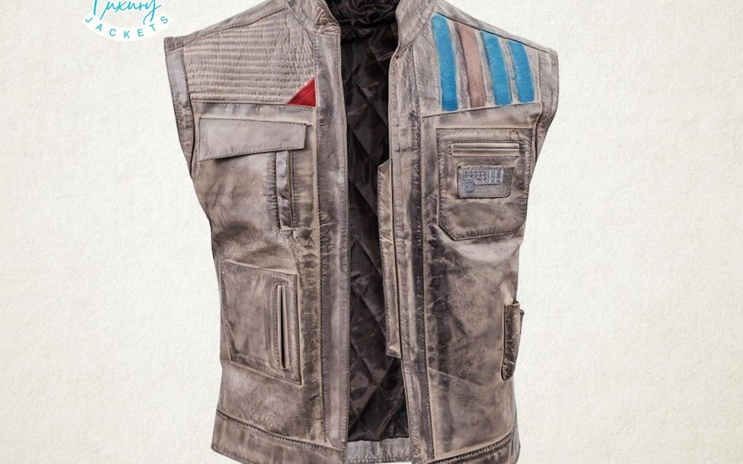New The Rise of Skywalker Premium Finn Star Wars Real Leather Costume Vest available!