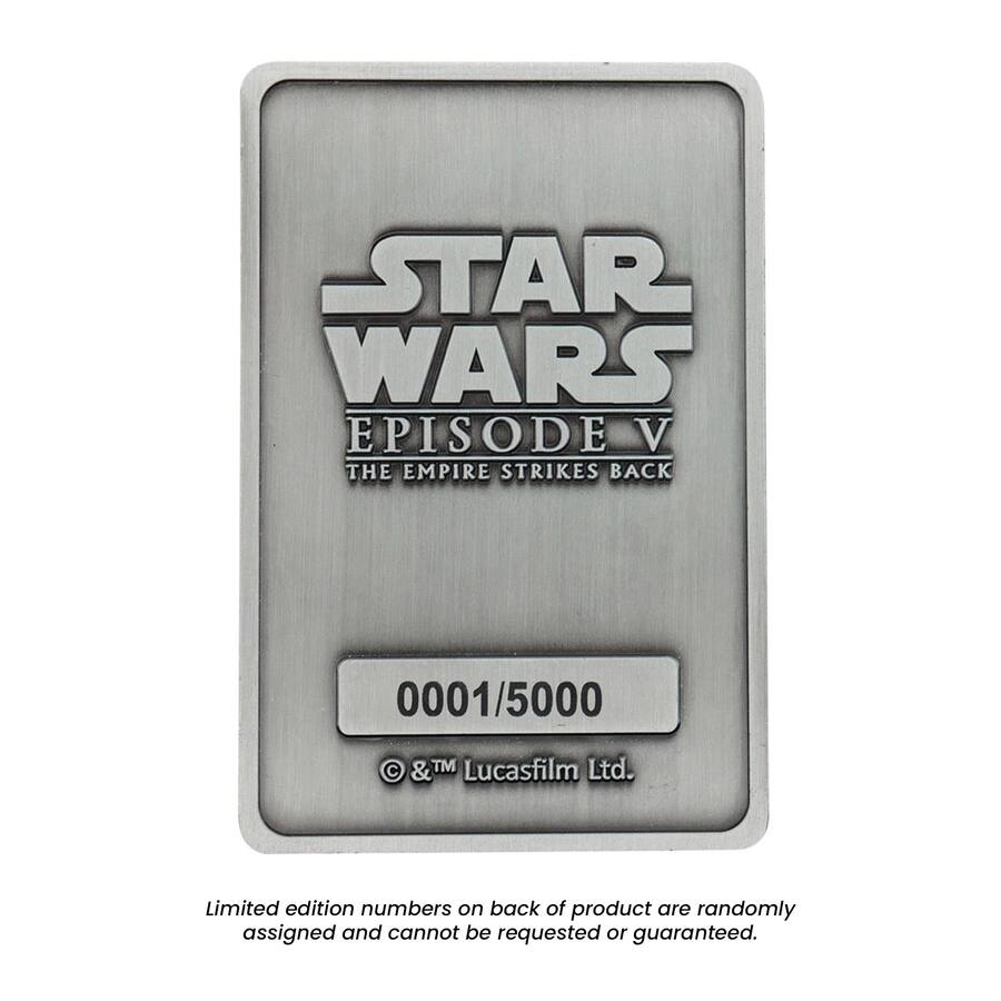 TESB Luke Skywalker and Darth Vader Silver Replica Ingot 4