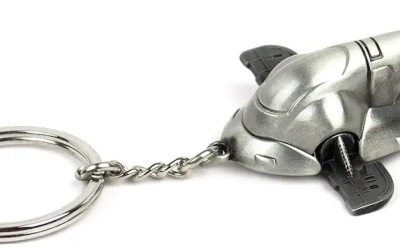New Star Wars Boba Fett Slave I Replica Silver Keychain available now!