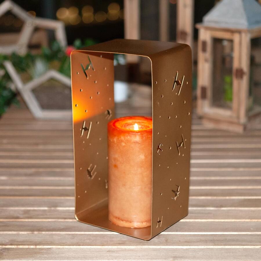 SW X-Wing & TIE Fighter Battle Stamped Lantern 3