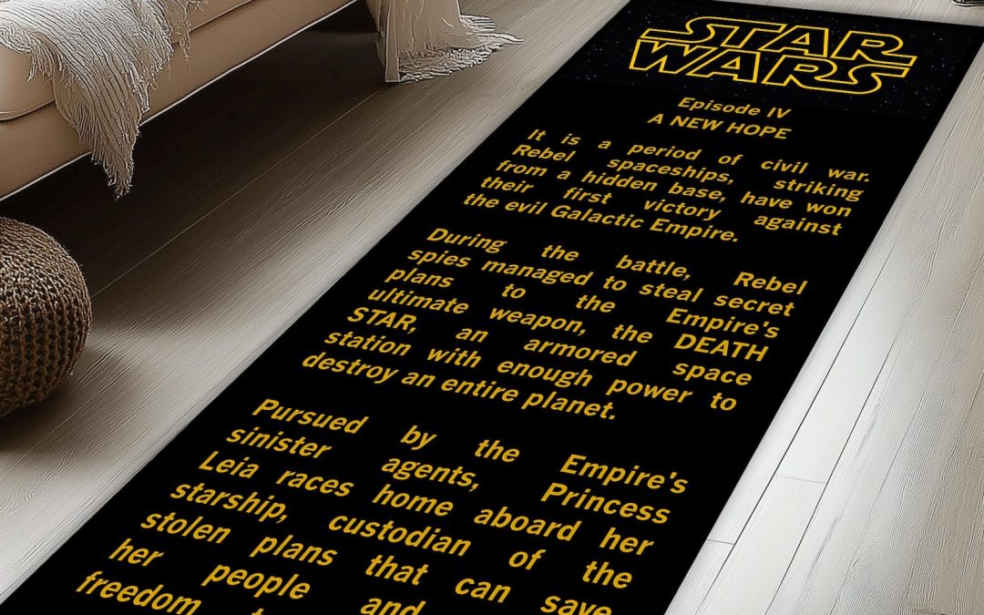 New A New Hope Hallway Runner Decor Area Rug available now!