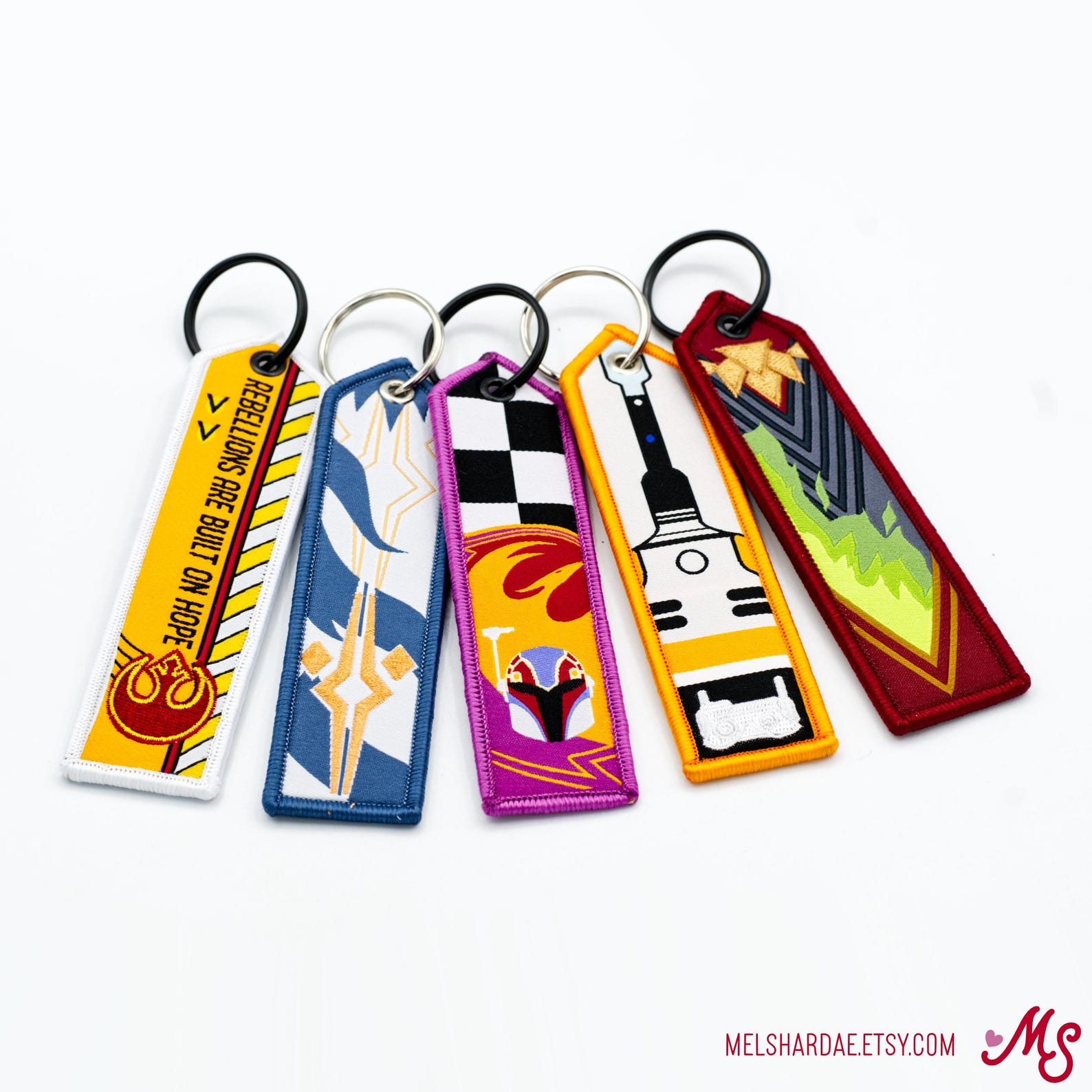 SW Inspired Style Jet Tags 5-Pack Set 1