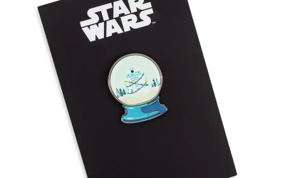 New Star Wars R2-D2 Holiday Winter Snow Globe Enamel Pin available now!