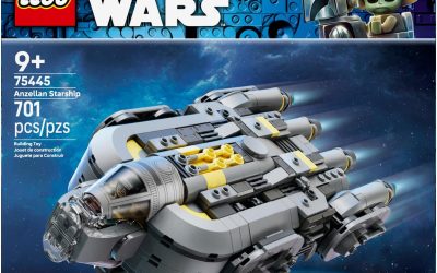 New The Mandalorian and Grogu Anzellan Starship Building Lego Set available now!
