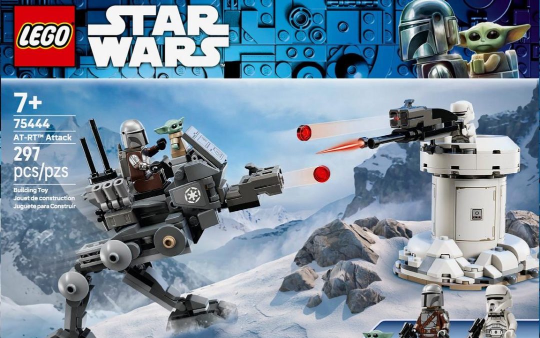 New The Mandalorian and Grogu AT-RT Attack Lego Building Set available now!