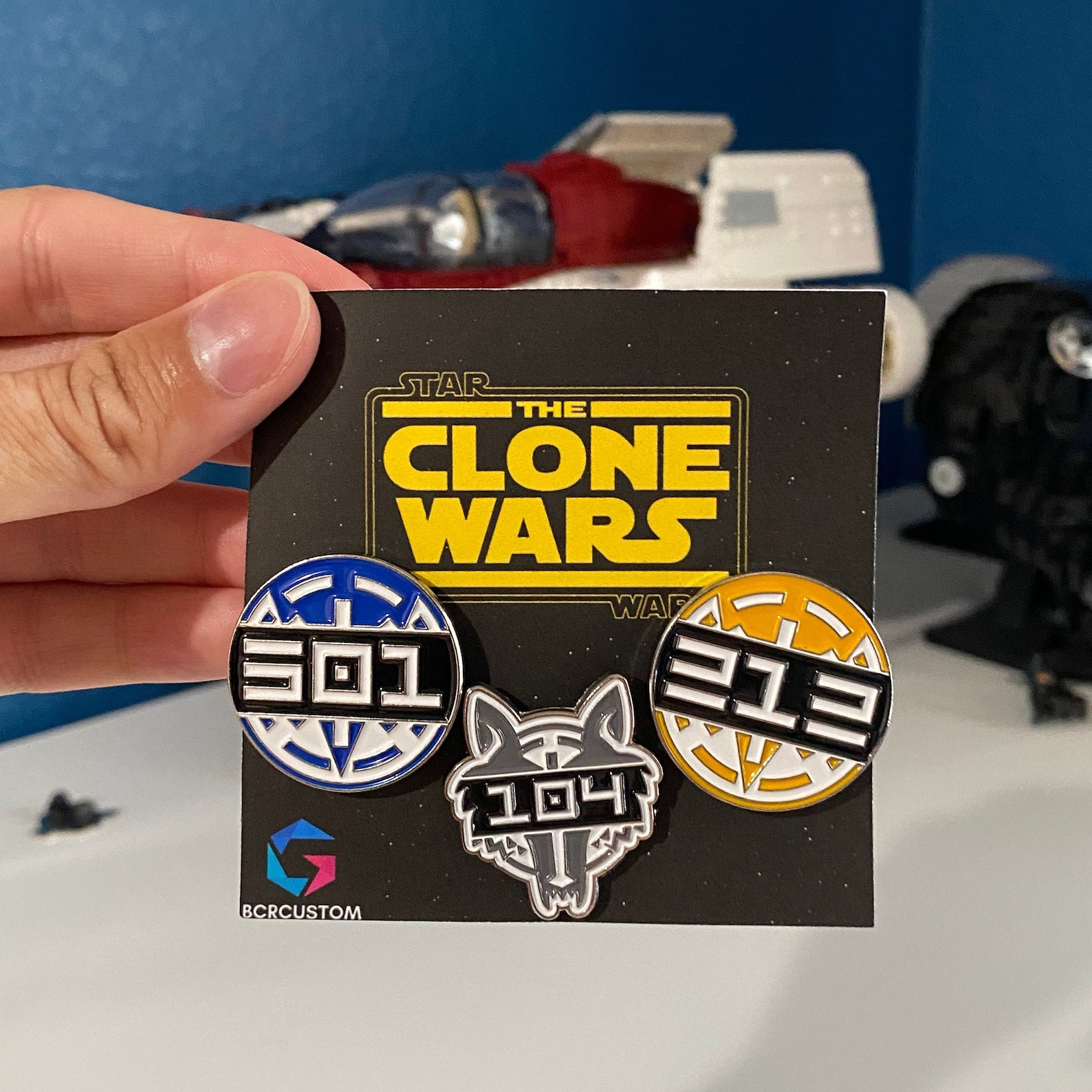 SWTCW Clone Legion Logo Enamel Pin Set 1