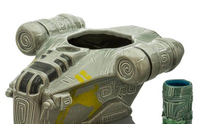 New The Mandalorian Razor Crest Punch Bowl With Mini Muglet Set available now!