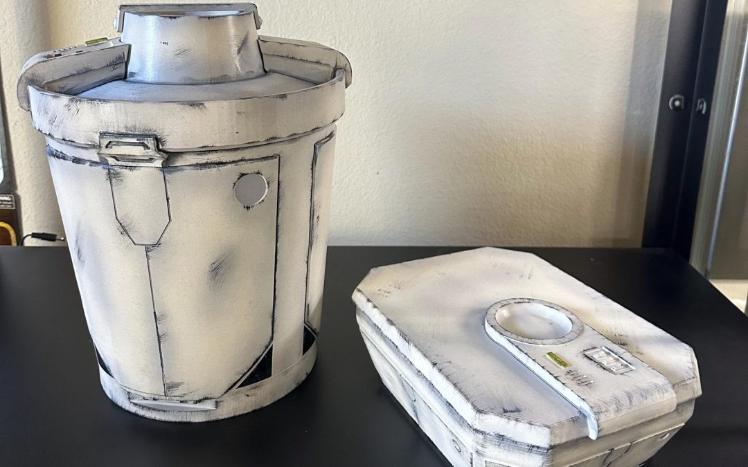 New The Mandalorian Bounty Hunter Safe Container Life-Sized Prop available now!