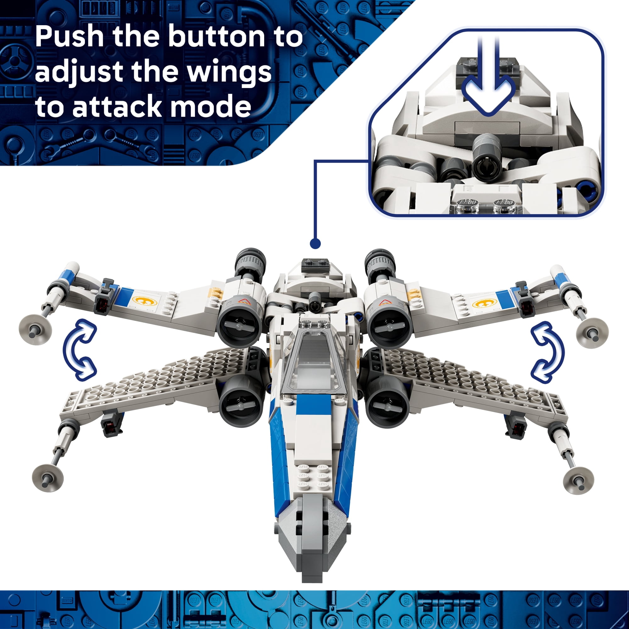 TMAG New Republic X-Wing Starfighter Lego Set 3