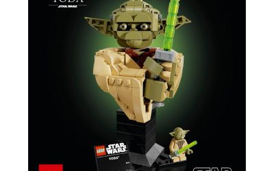 New Star Wars Master Yoda Bust Lego Building Set available now!