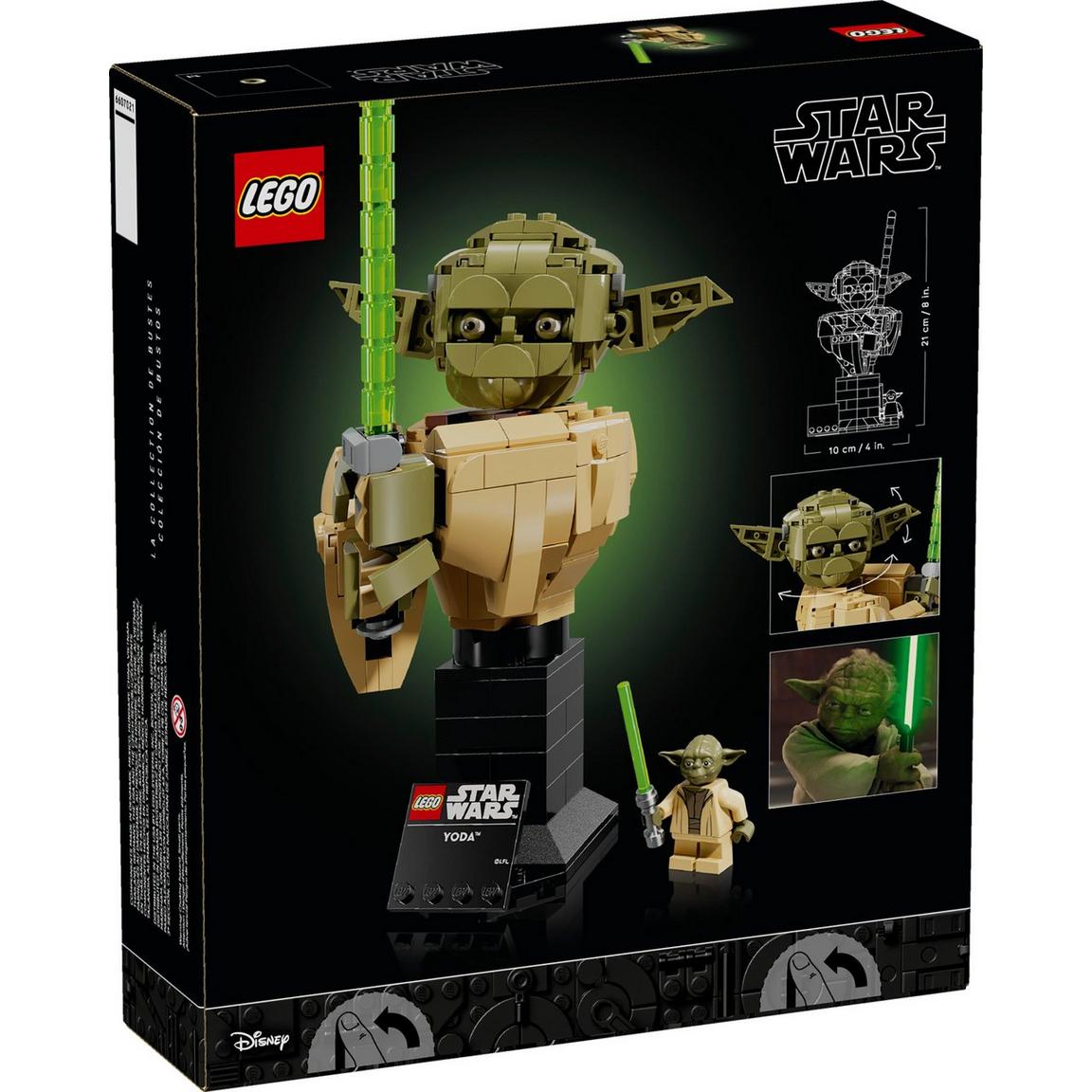 SW Master Yoda Bust Lego Building Set 2
