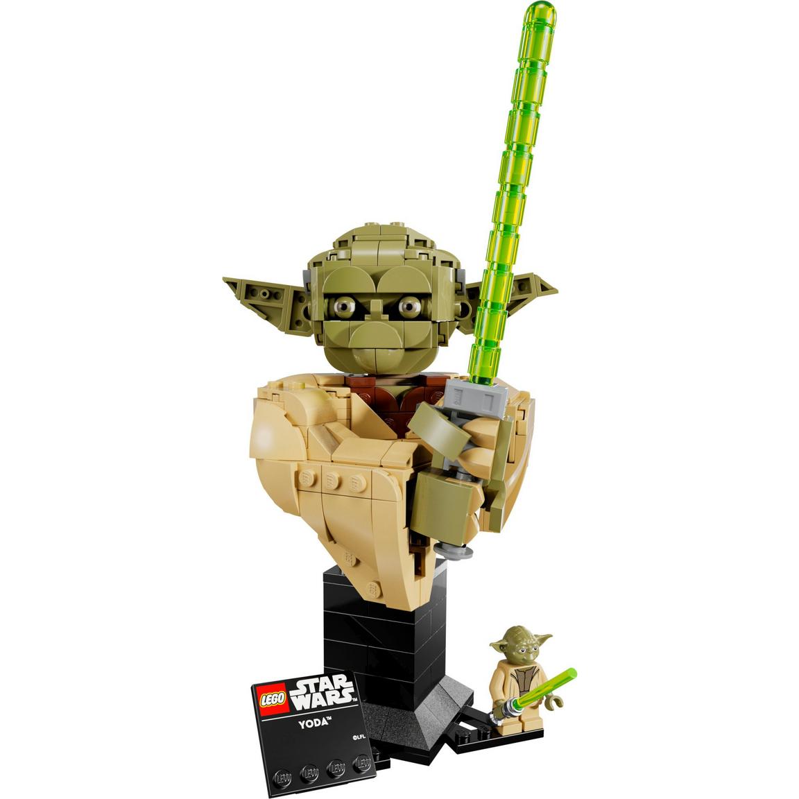 SW Master Yoda Bust Lego Building Set 3