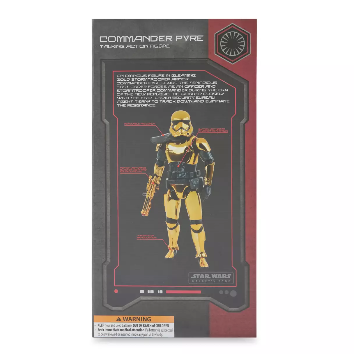 SWGE Commander Pyre Talking Action Figure 2