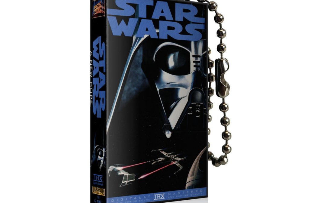 New Star Wars VHS Tape Replica Keychain available now!
