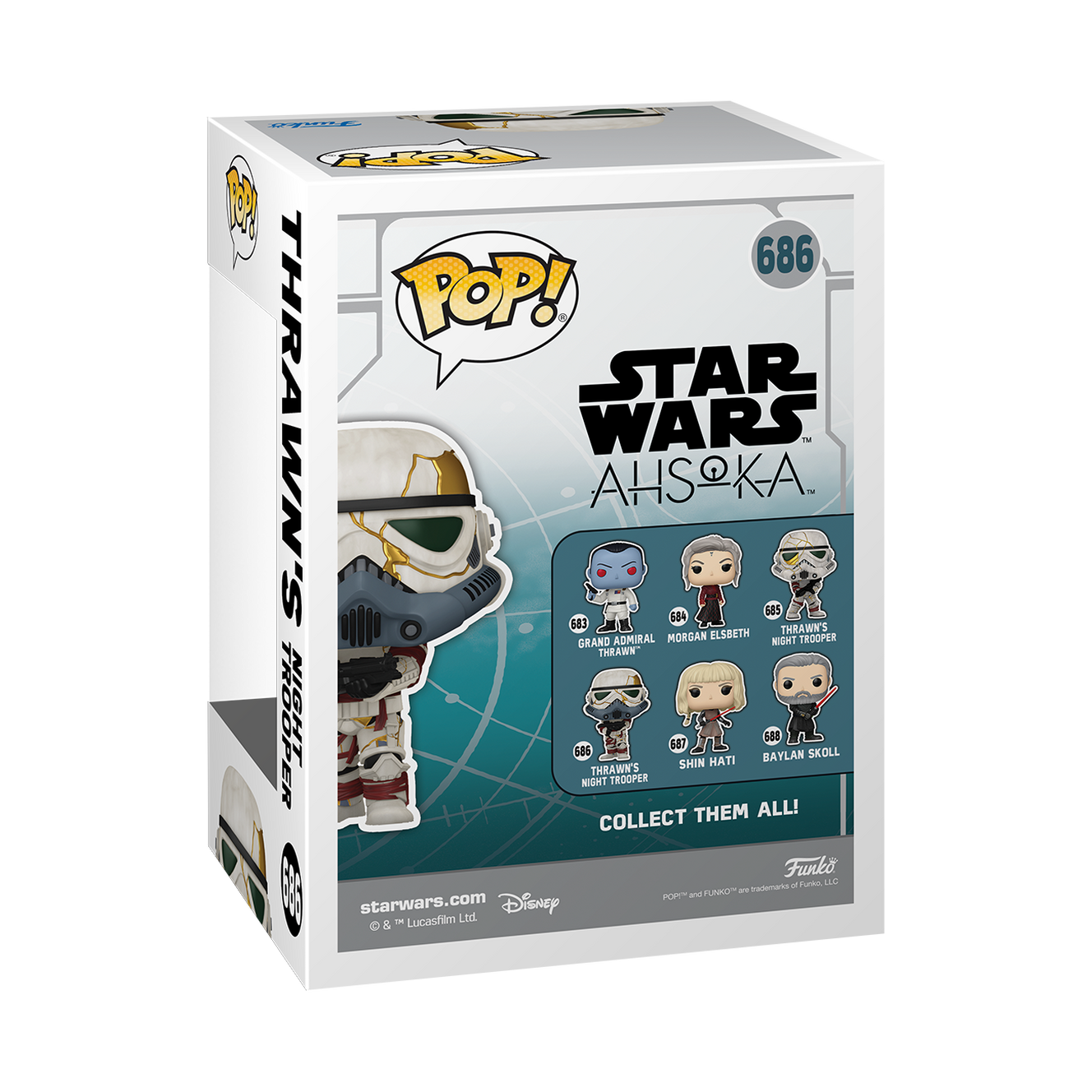 SWA Thrawn's Night Trooper Funko Pop! Bobble Head Toy 2