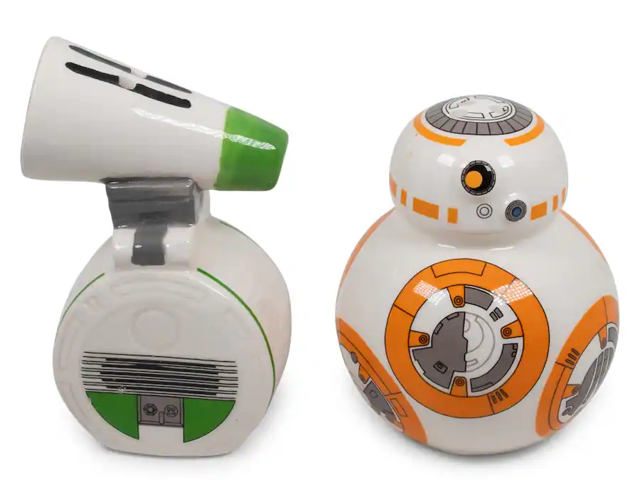 New The Rise of Skywalker BB-8 and D-O Ceramic Salt and Pepper Shakers available now!