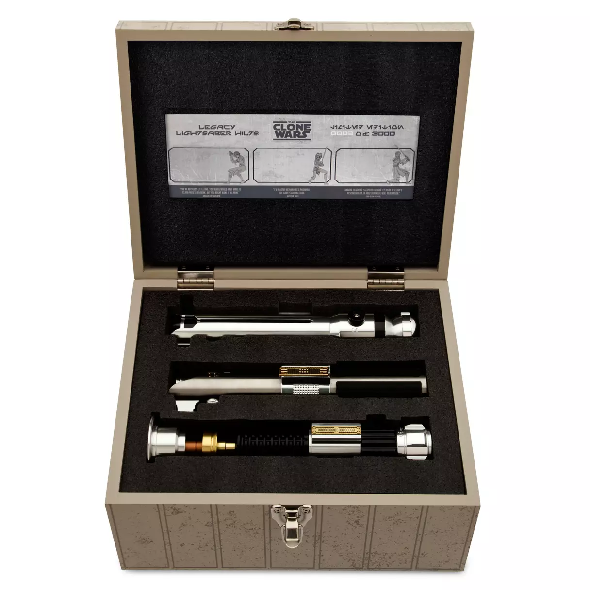 SWTCW Legacy Lightsaber Hilt Set 3