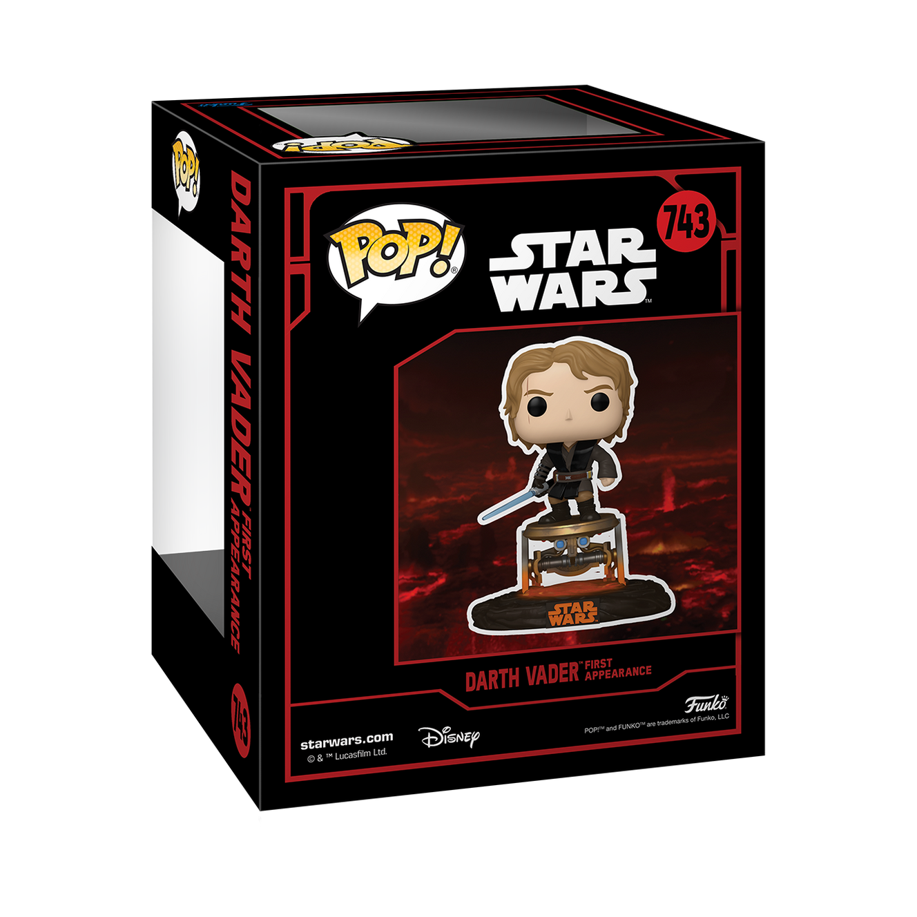 ROTS Darkside Darth Vader (First Appearance) Funko Pop! Bobble Head Toy 2