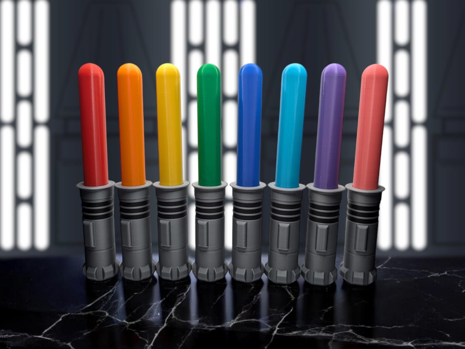 SW Baby's First Lightsaber Rattle Retractable Toy 1