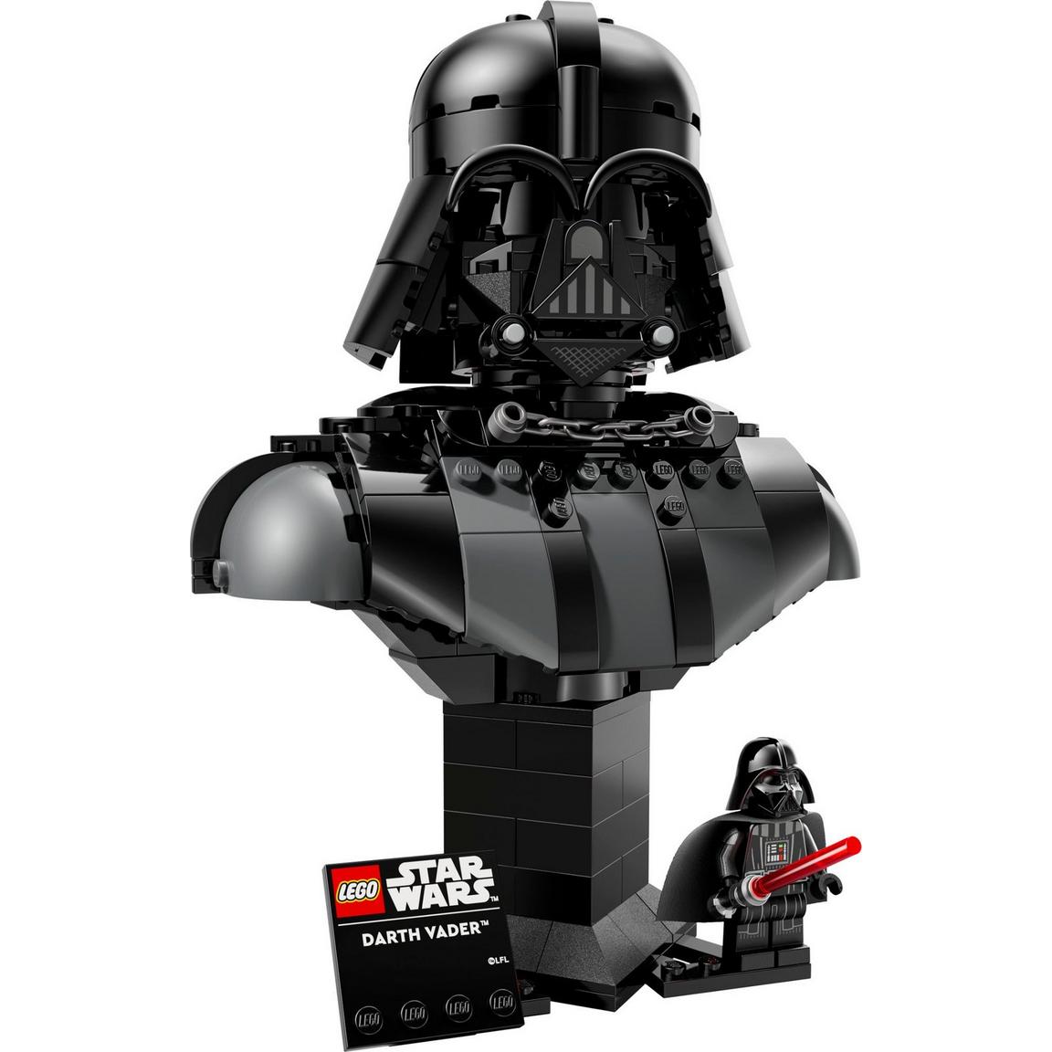 SW Darth Vader Bust Lego Building Set 3