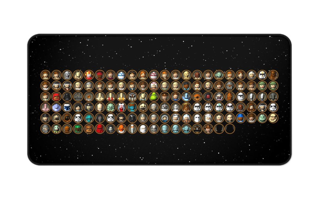 New Star Wars Lego Desk Mat Gaming Mousepad available now!