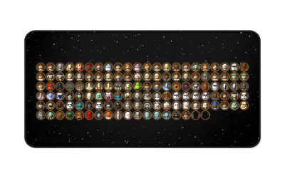 New Star Wars Lego Desk Mat Gaming Mousepad available now!