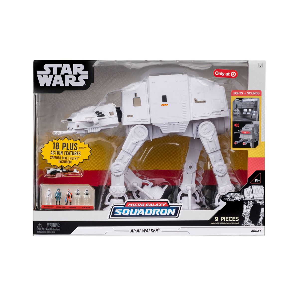 TESB Imperial AT-AT Walker Micro Galaxy Squadron Play Set 1