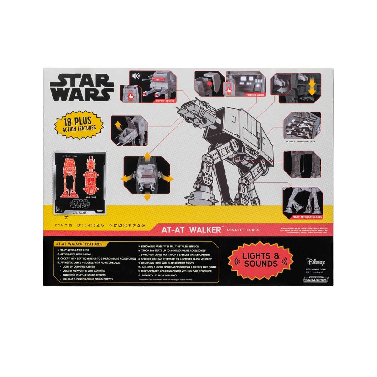 TESB Imperial AT-AT Walker Micro Galaxy Squadron Play Set 2