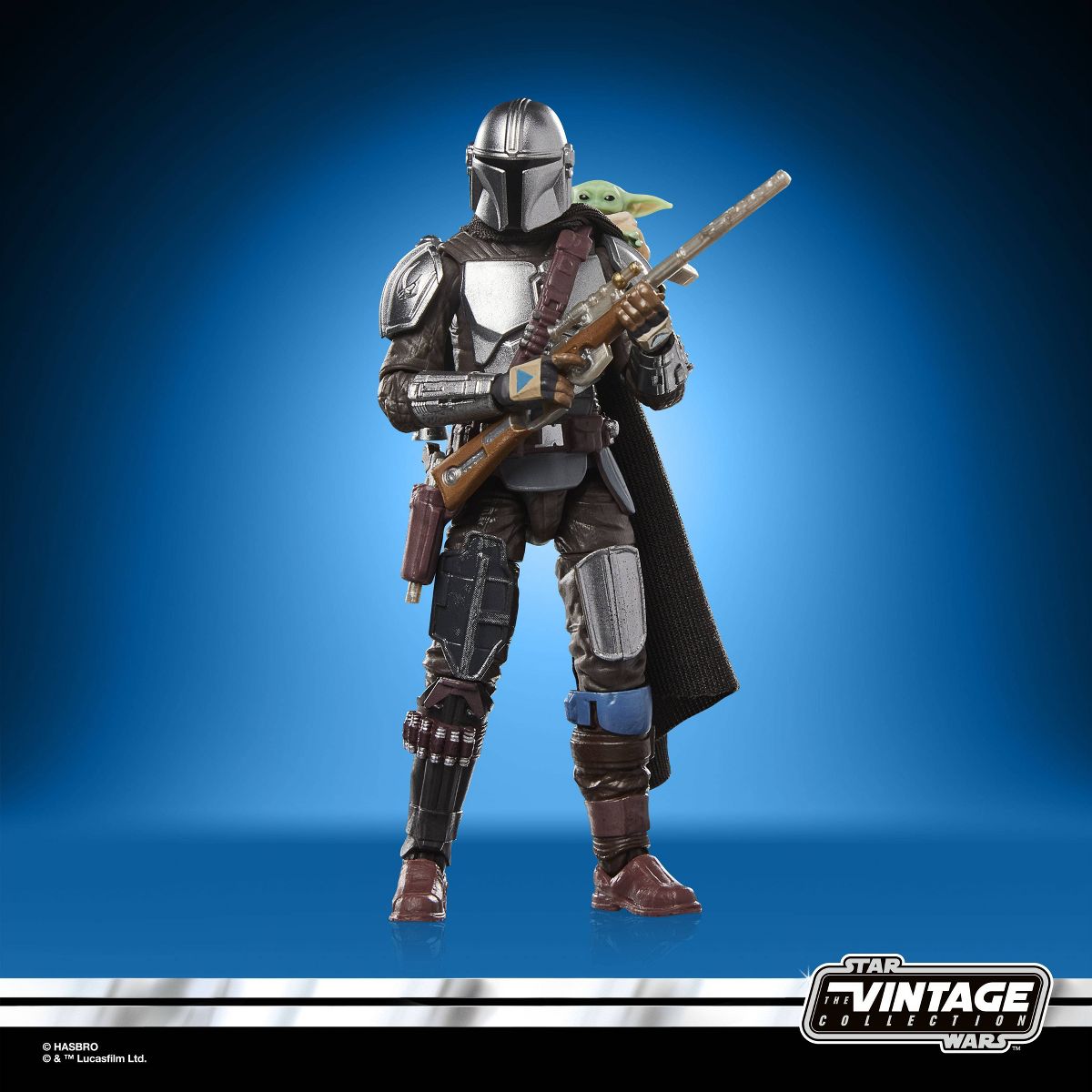 TMAG Din Djarin and Gorgu Vintage Figure Set 2
