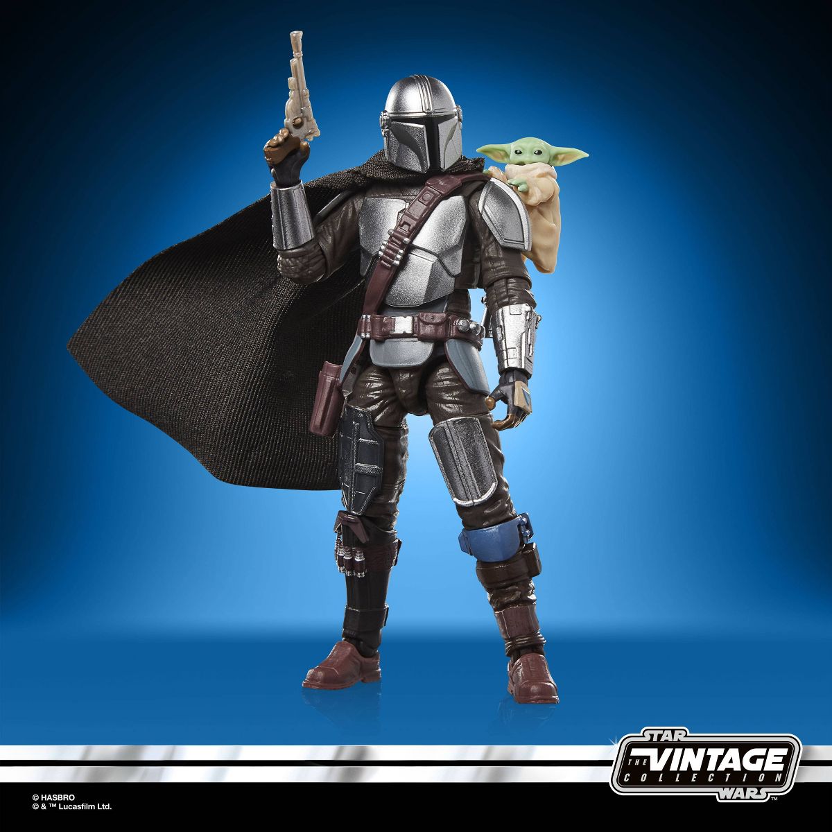 TMAG Din Djarin and Gorgu Vintage Figure Set 3