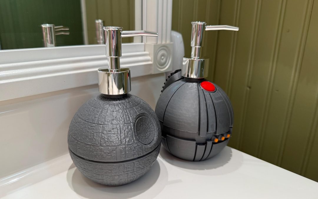 New Star Wars Death Star and Thermal Detonator Liquid Soap Dispensers Set available!