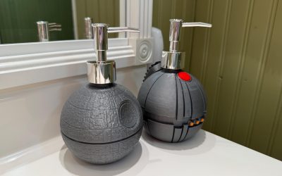 New Star Wars Death Star and Thermal Detonator Liquid Soap Dispensers Set available!