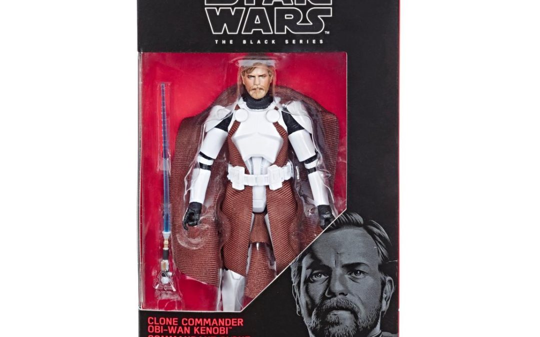 New Star Wars The Clone Wars Clone Commander Obi-Wan Kenobi Black Series Figure available!