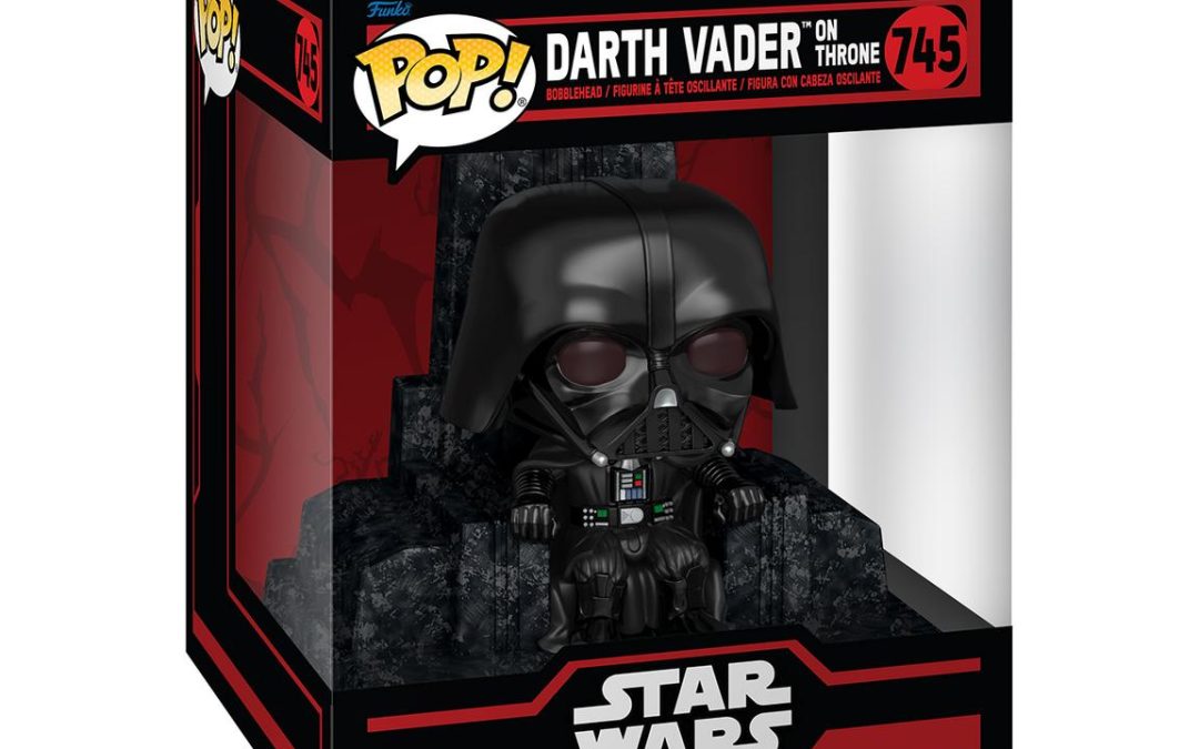 New Star Wars Darkside Darth Vader on Throne Funko Pop! Bobble Head Toy available now!