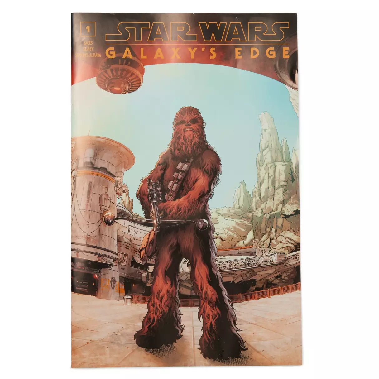 SWGE Limited Edition Chewbacca Figure, Comic Book and Coin Set 4