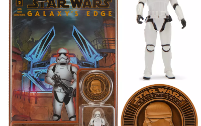 New Star Wars Galaxy's Edge First Order Stormtrooper Figure, Comic Book, and Coin Set available!